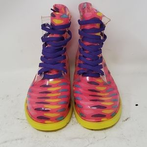 Pink Heart (Heart Combat) Pink Lace Up Waterproof